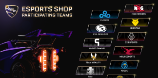 Rocket League Esports Shop