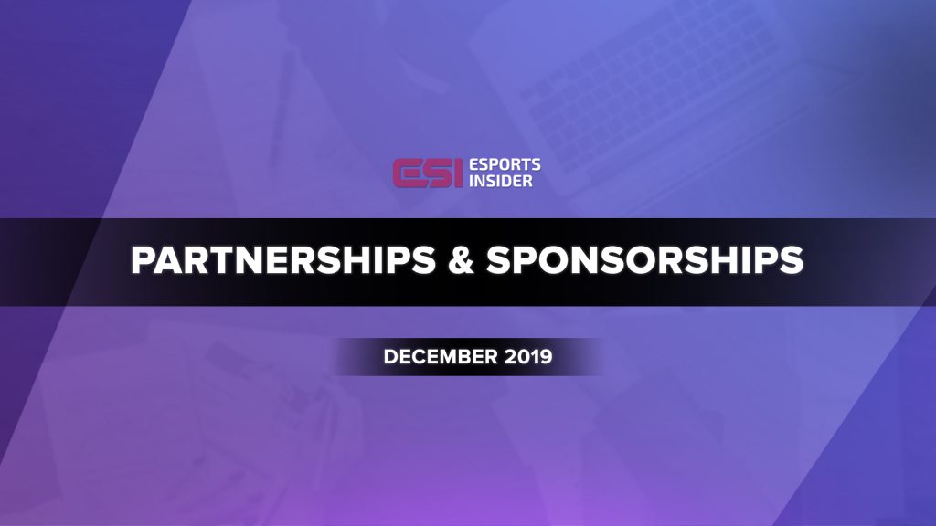 Partnerships and sponsorships December 2019