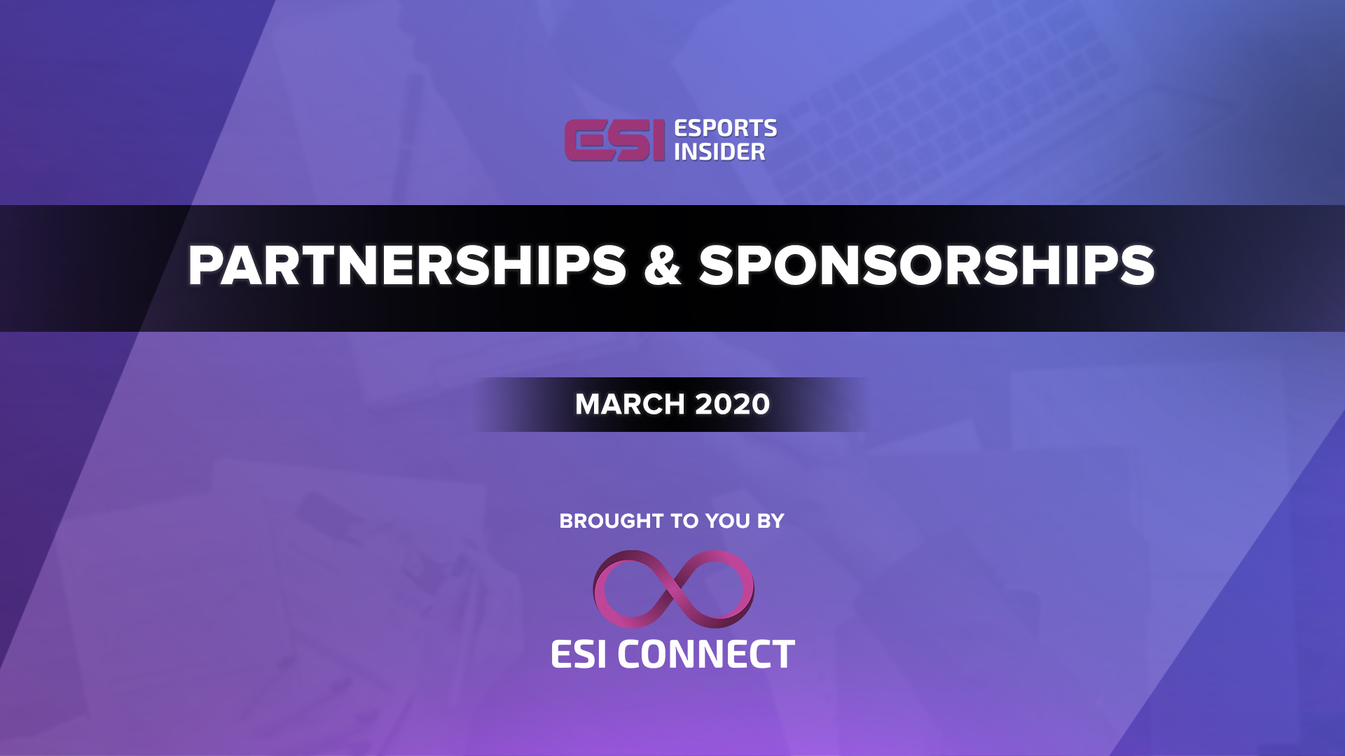Esports Partnerships and Sponsorships March 2020