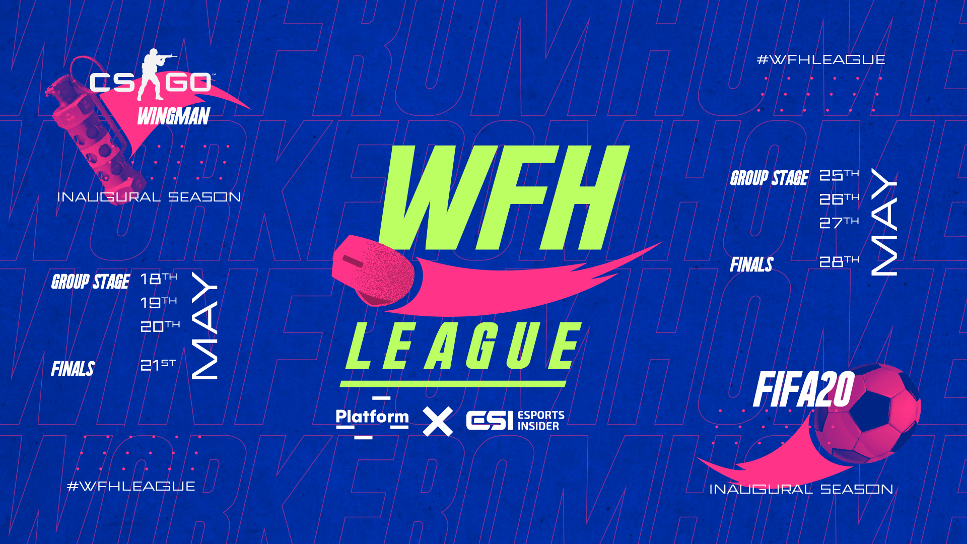 Esports Insider and Platform announce WFH League