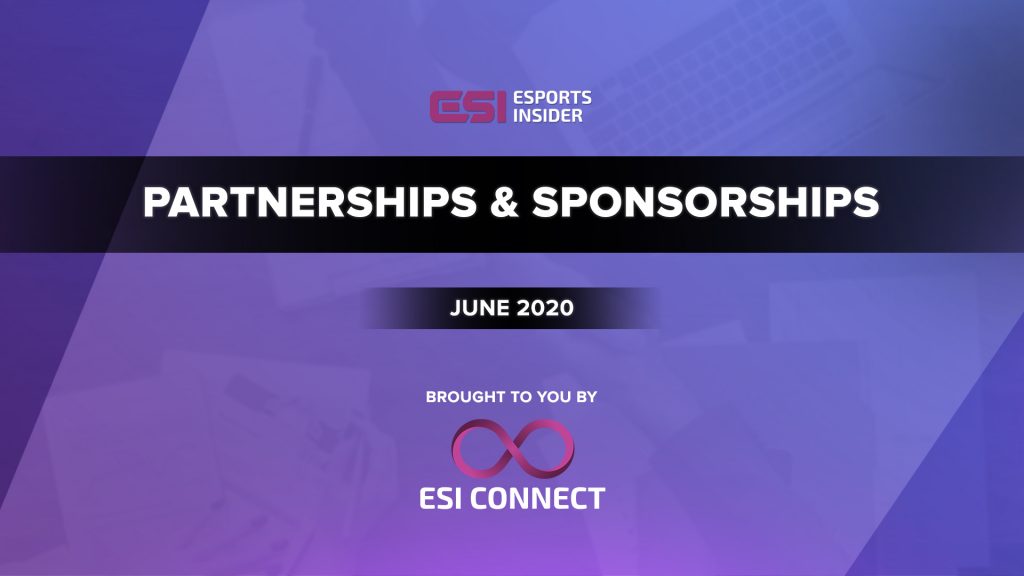 Esports Partnerships and Sponsorships June 2020