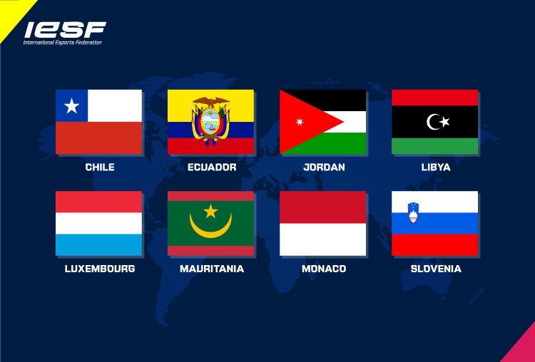 International Esports Federation adds eight more member nations