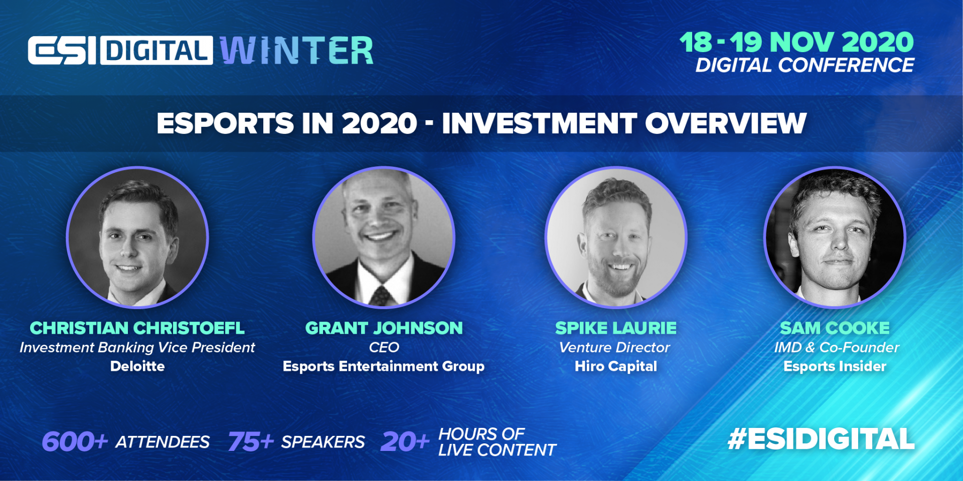 ESI Digital Winter Esports in 2020 Investment Overview