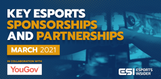 Esports sponsorships & partnerships