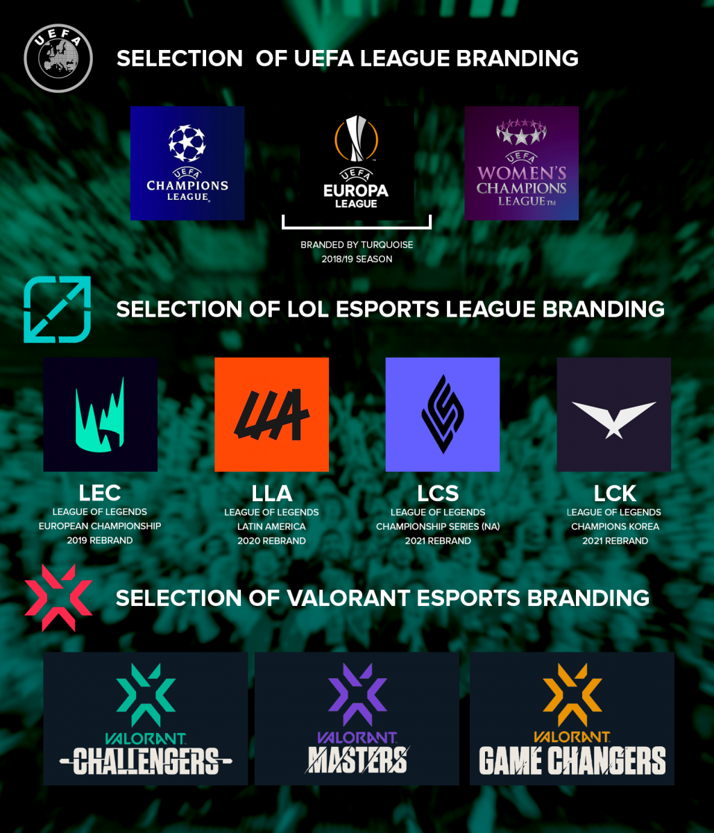 Turquoise: Selections of League Branding