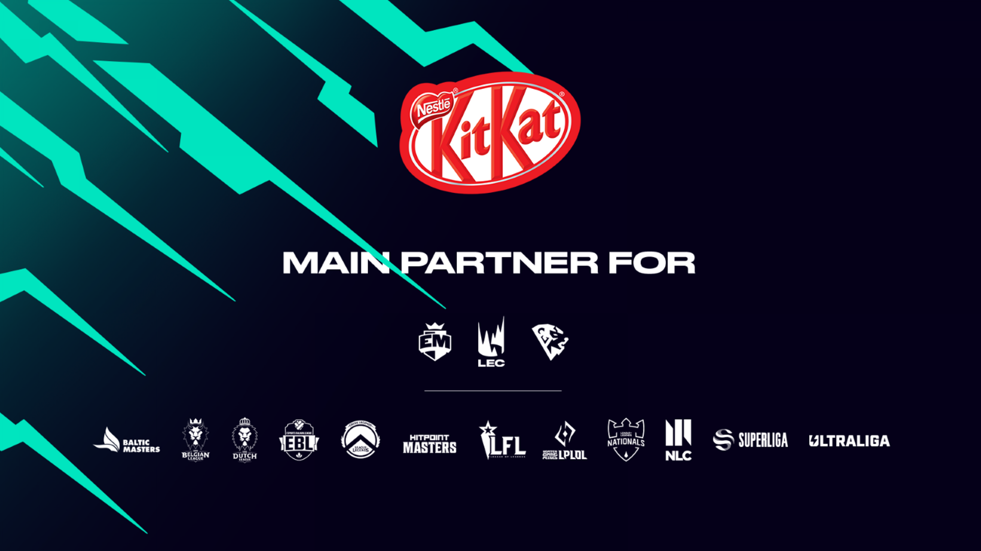Riot Games, LEC, EU Masters ve LCL, KitKat ile ortak oldu