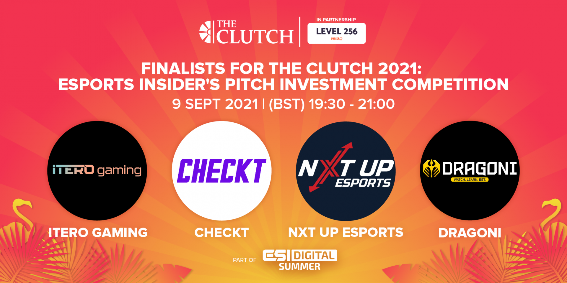 Esports Insider reveals The Clutch finalists and ESI Digital Summer speakers thumbnail