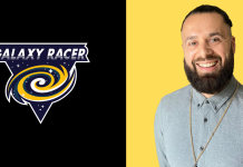 The Galaxy Racer Logo and Danny Lopez