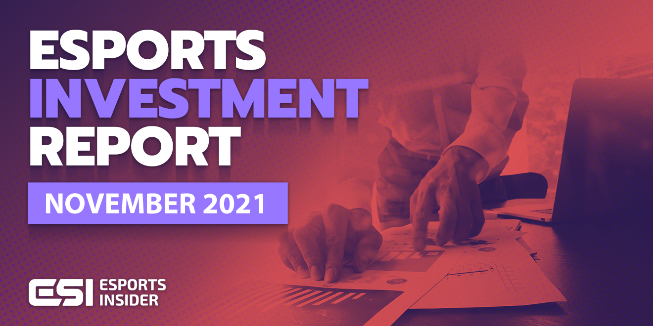 Esports investment report, November 2021: OpTic Gaming, Weibo, Dubit thumbnail