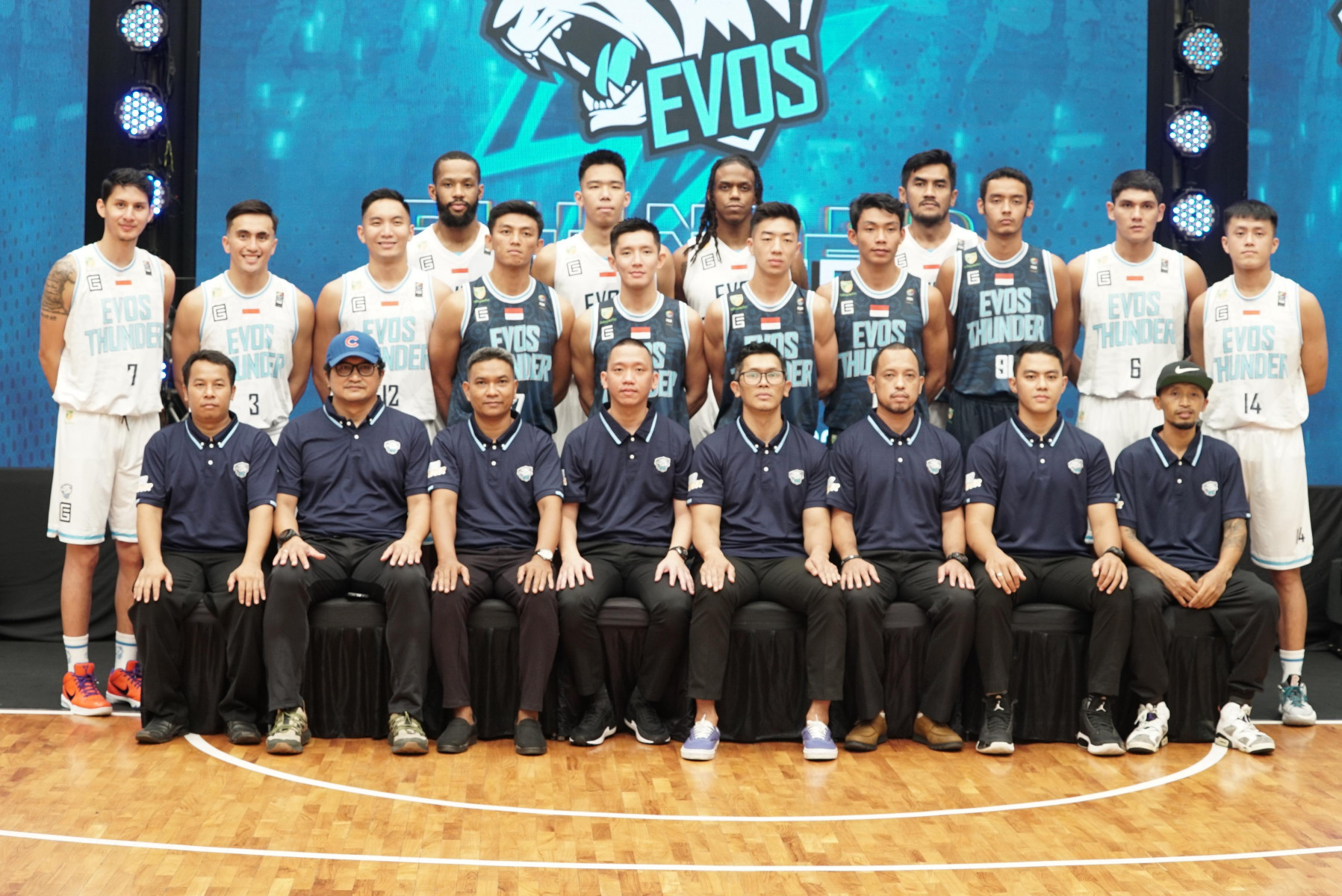 ESJ Evos basketball staff