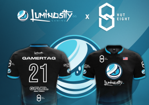 Luminosity Gaming and Hut 8 jerseys