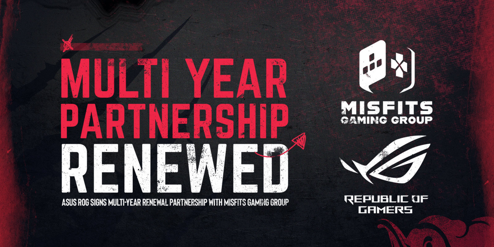 Misfits Gaming Group renews Republic of Gamers partnership, Nexus Gaming LLC