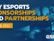key esports sponsorships and partnerships april 2022
