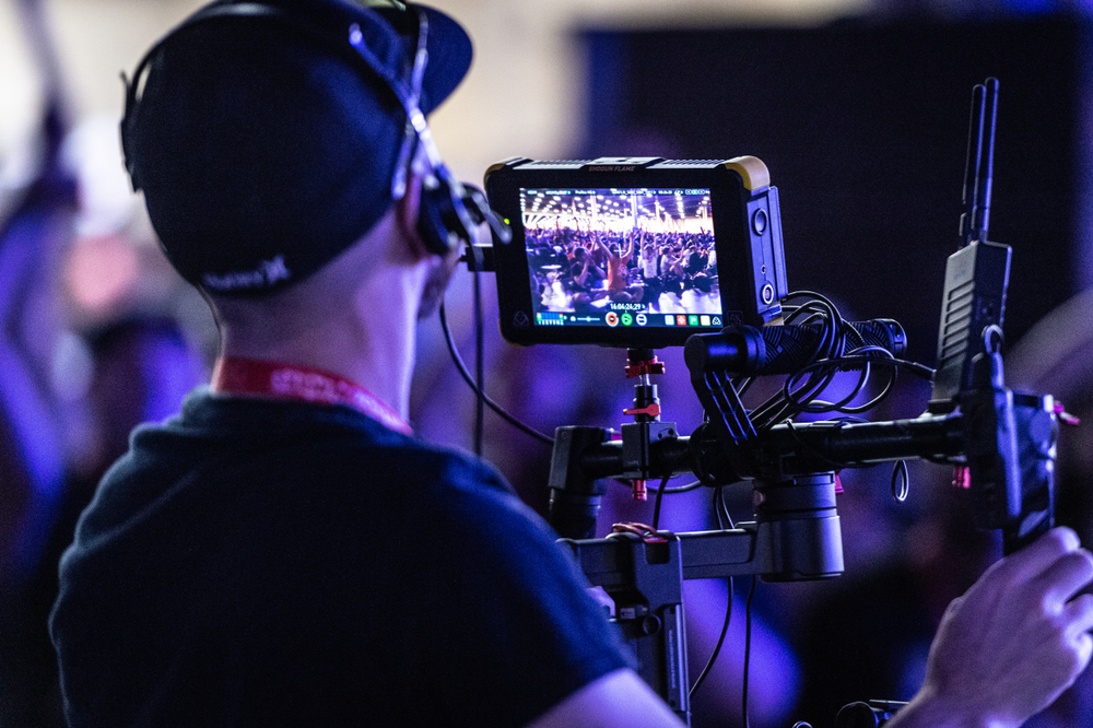 Esports filming at Evo 2019