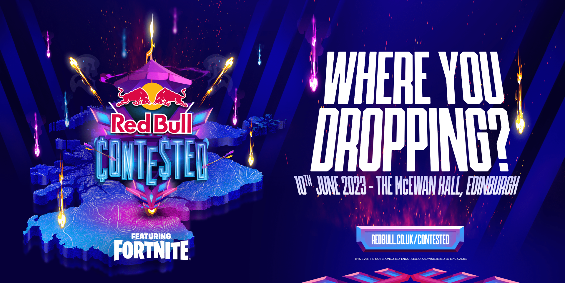 Hula hop Drik vand paritet Red Bull announces Fortnite LAN tournament in the UK