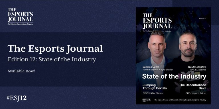 The Esports Journal edition 12 announcement graphic