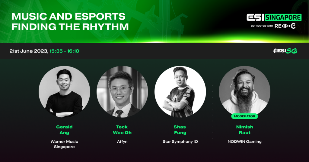 ESI Singapore Session Banner Music And Esports