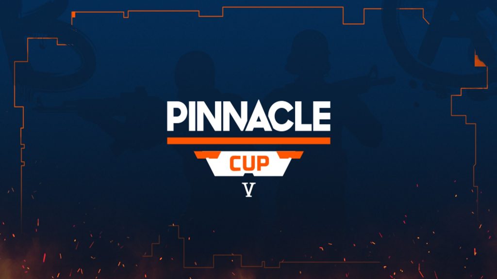 Screenshot of Pinnacle Cup V logo on a dark background