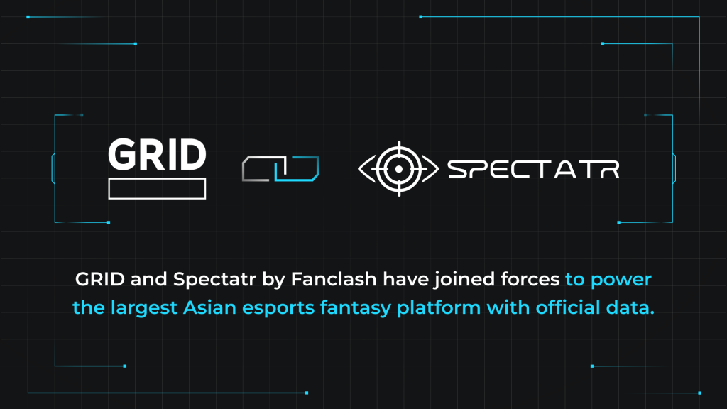 Key graphic of GRID and Spectatr by Fanclash join forces
