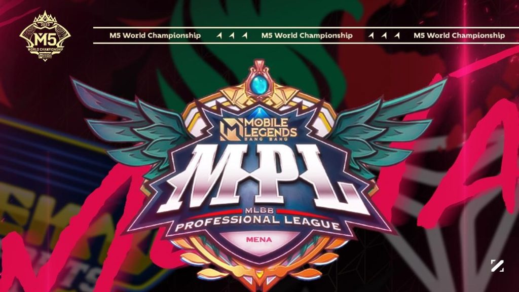 Screenshot of MPL MENA logo on red and green background