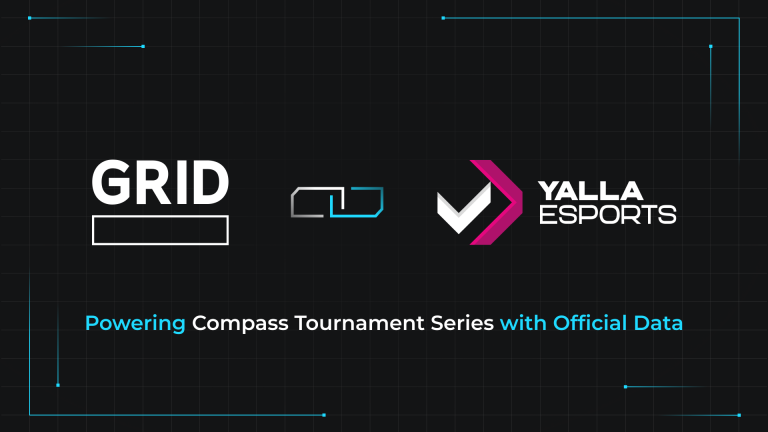 GRID x Yallah Esports partnership graphic