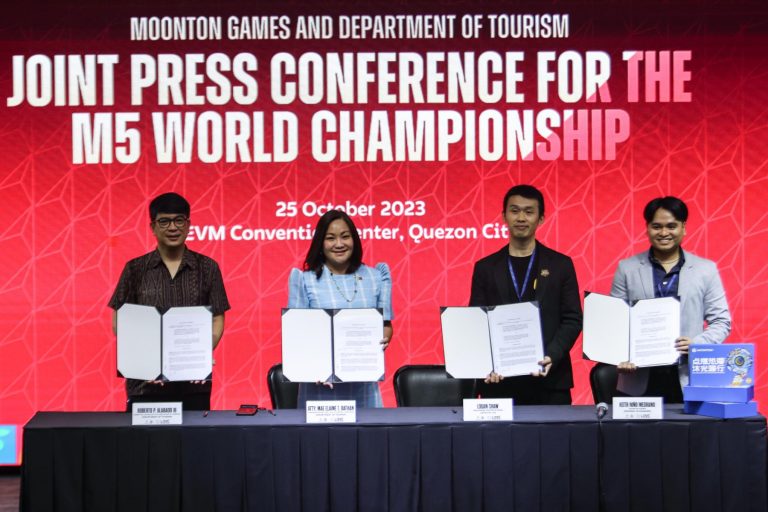 MOONTON and Philippines Department of Tourism co-host M5 World Championship