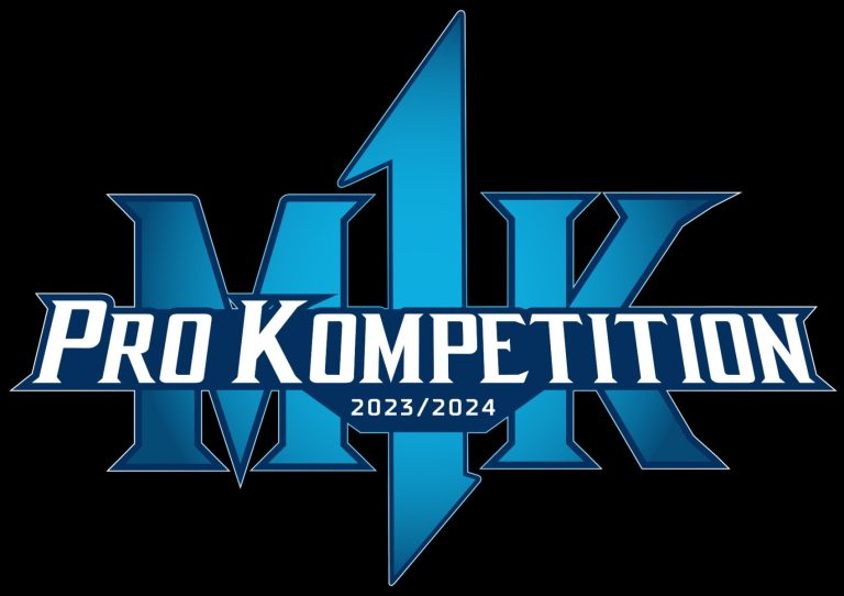 Mortal Kombat Pro Kompetition logo on black background