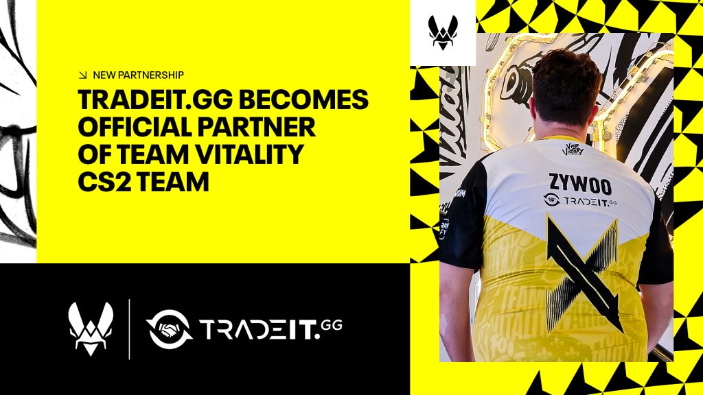 Team Vitality announce sponsorship with Tradeit
