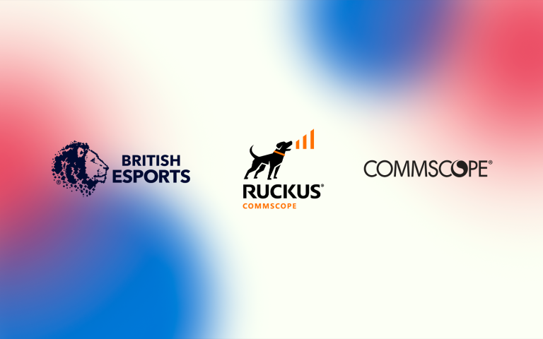 British Esports Federation and RUCKUS Networks key art