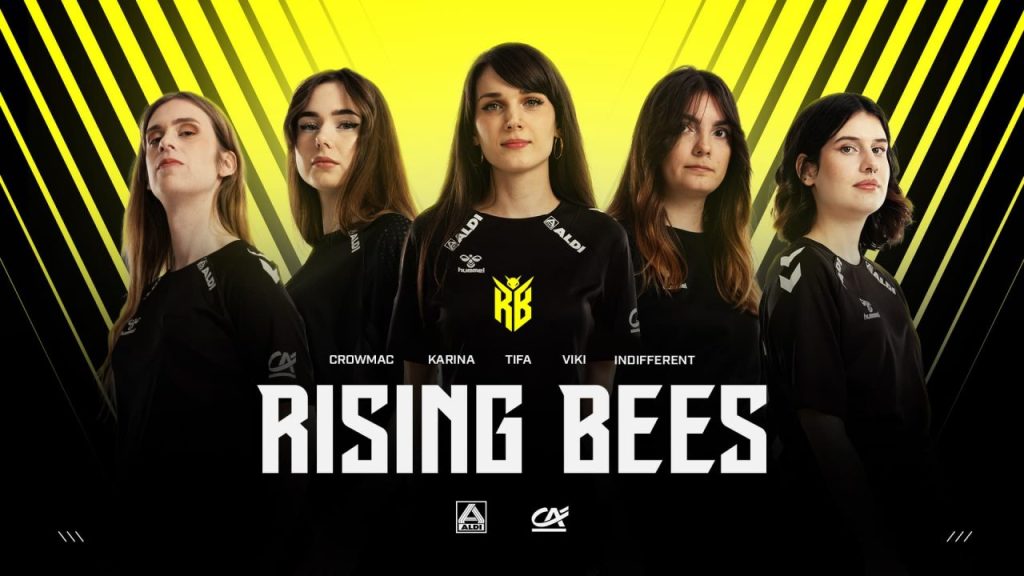 team vitality aldi  Crédit Agricole rising bees