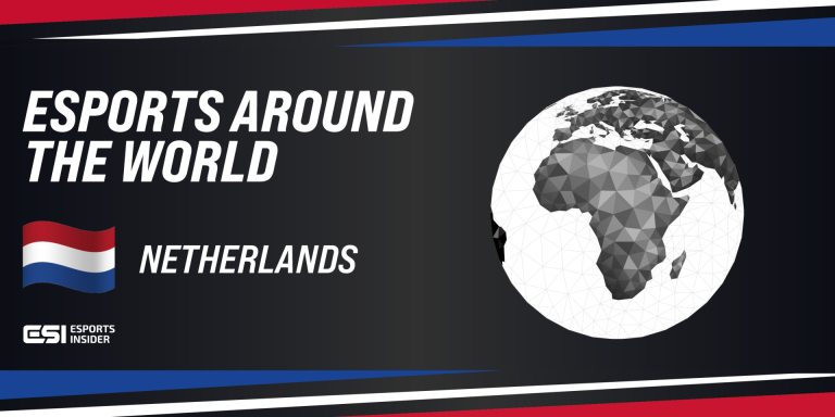 esports around the world netherlands graphic