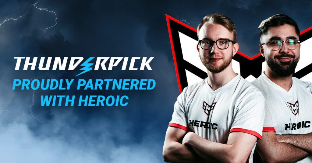 Heroic Partners with Thunderpick as Exclusive Global Betting Sponsor Across Multiple Teams