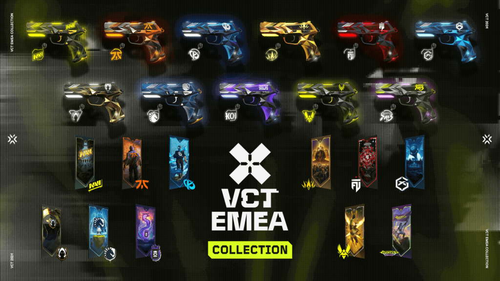 VCT EMEA 24 Team Capsules Collection