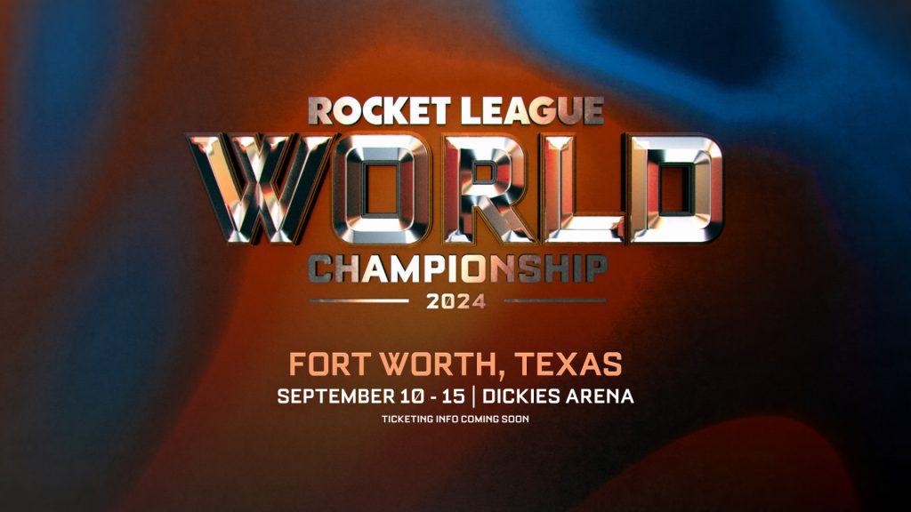 RLCS World Championship Logo on copper background