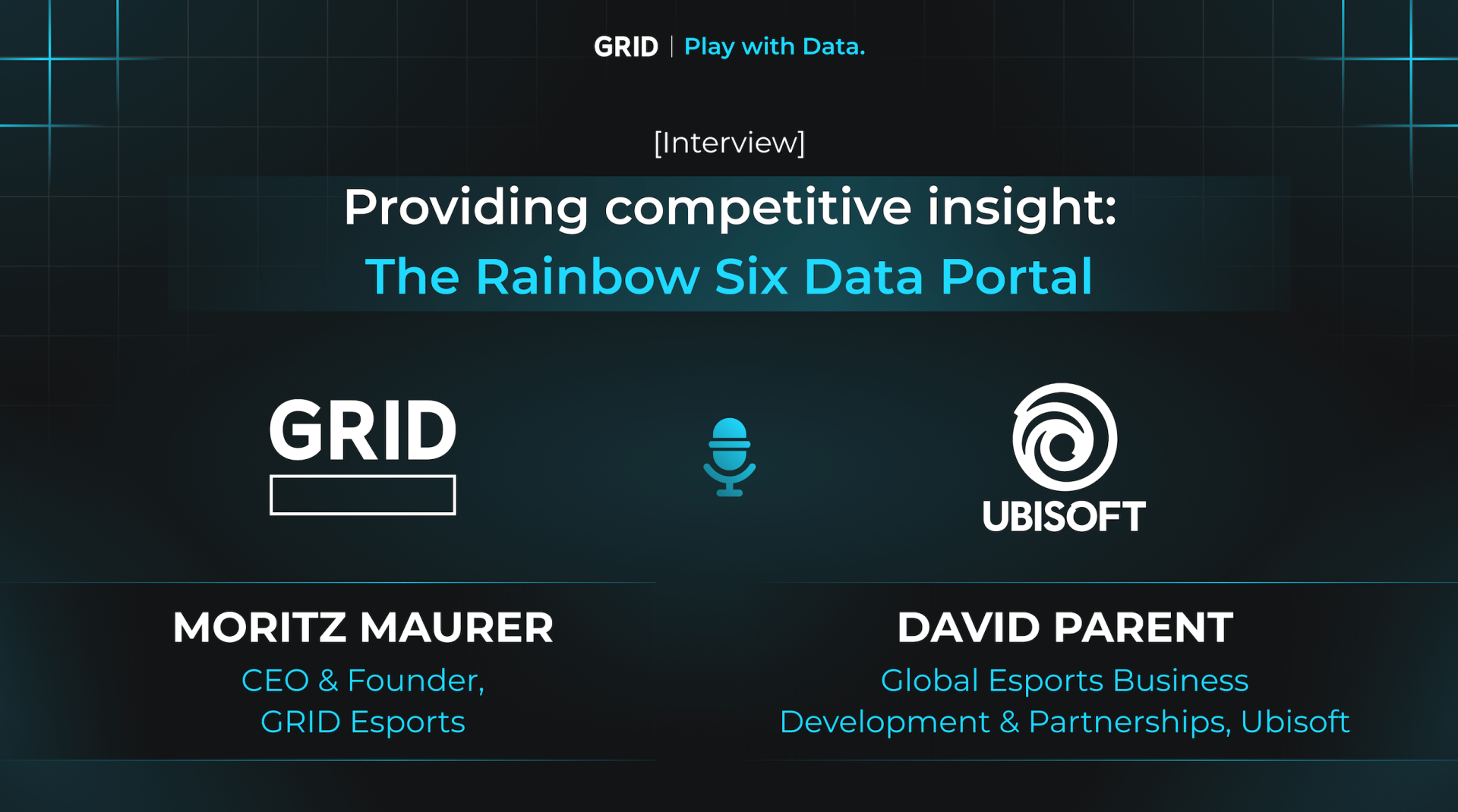 Rainbow Six Data Portal interview with GRID Esports and Ubisoft