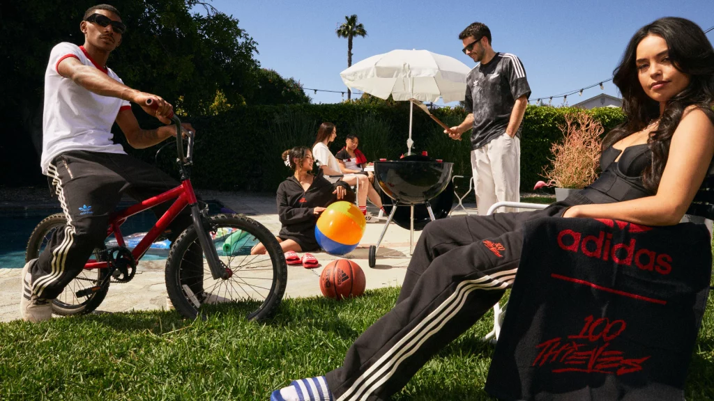 Adidas Originals and 100 Thieves launch merchandise collection
