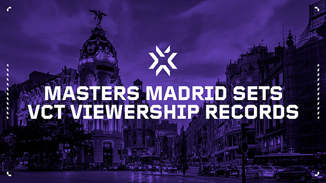 Riot releases VCT Masters Madrid viewership data
