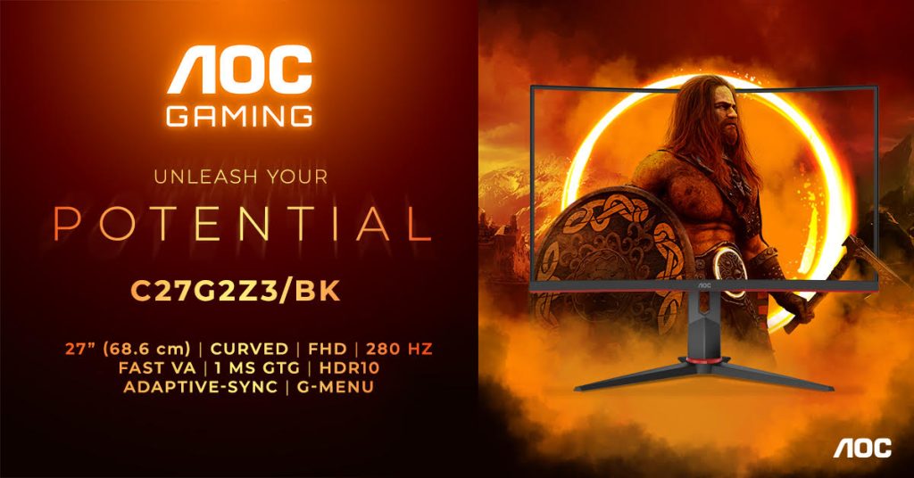 AGON by AOC launches new C27G2Z3 monitor